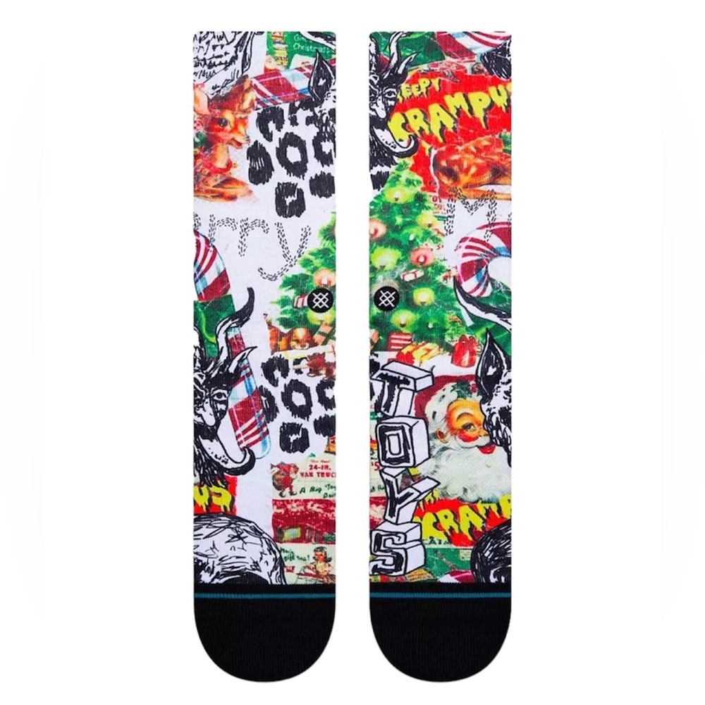 NWT Men's Merry Krampus Stance Crew Socks